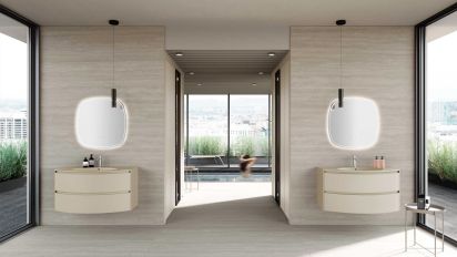 Mobili da Bagno con Maniglia a Gola